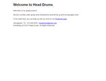 Tablet Screenshot of headdrums.com